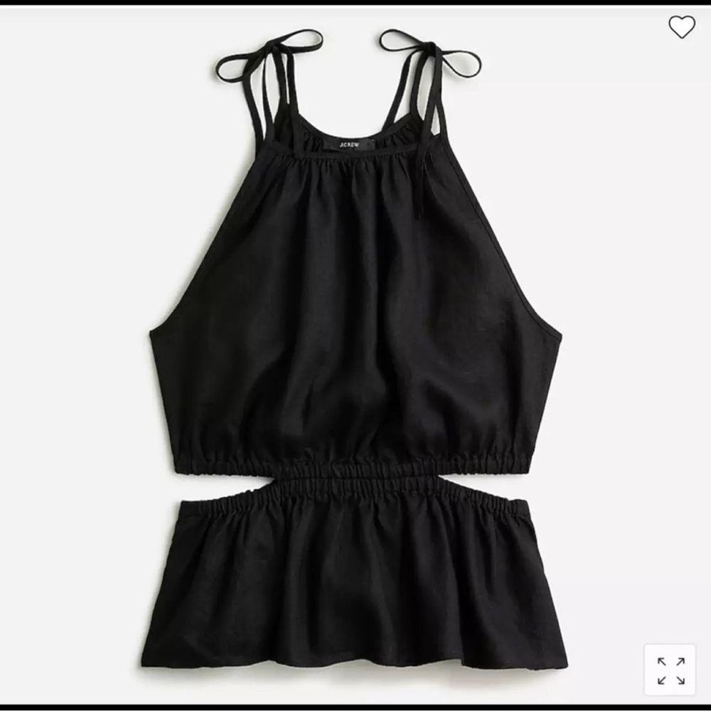 BNWT Jcrew Linen Cut Out Top